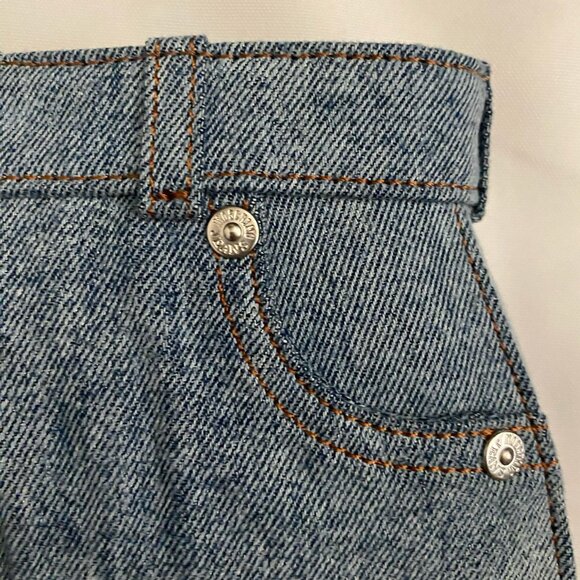 AW23 MOSCHINO Couture Jeremy Scott Denim Shaped Jeans Wristlet Clutch Cotton - Picture 9 of 12